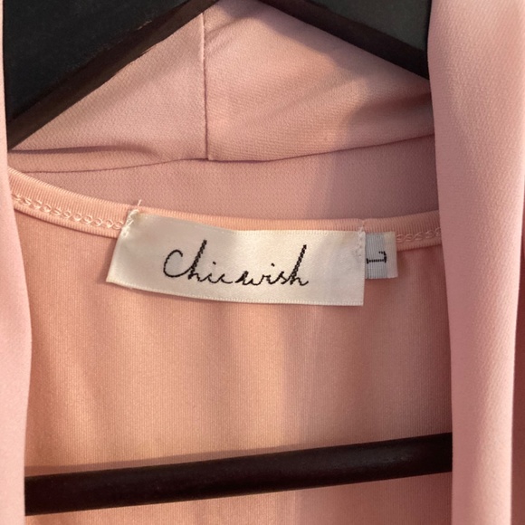 Blush pink high-low blouse size L - Picture 5 of 5